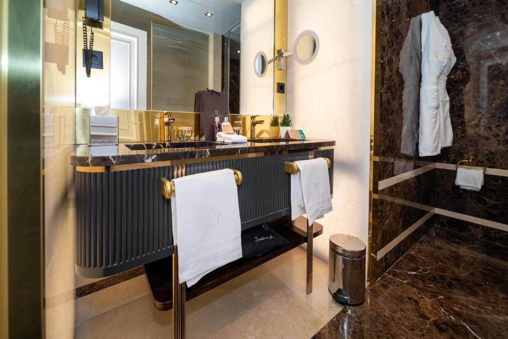 Kuchyň nebo kuchyňský kout v ubytování Wellington Hotel & Spa Madrid