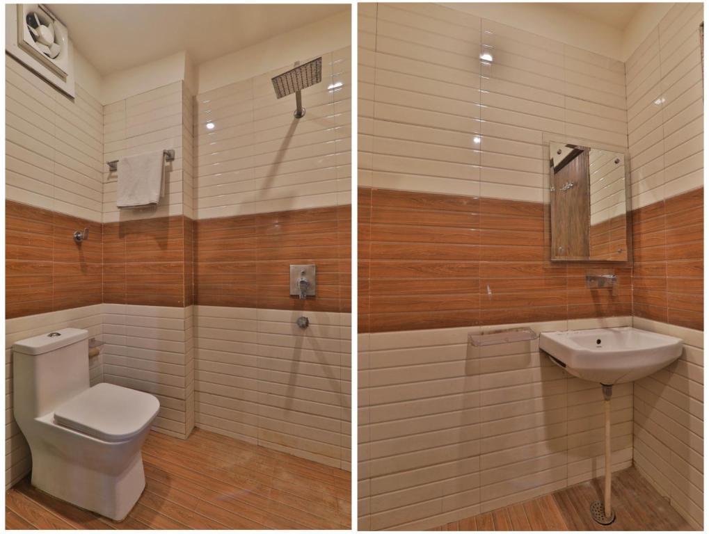 Koupelna v ubytování Hotel Luxury Janki Near Vishwanath Temple, #Famiily Choice #Free Wifi #Free Parking #Prime Location
