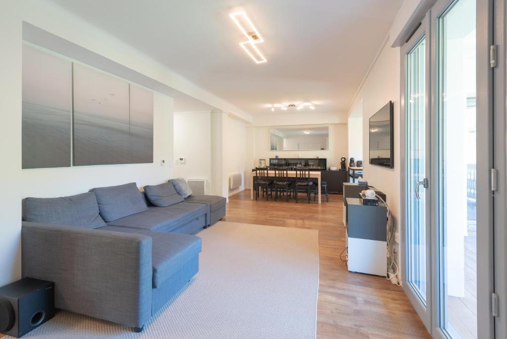 Posezení v ubytování Superbe Appartement rénové