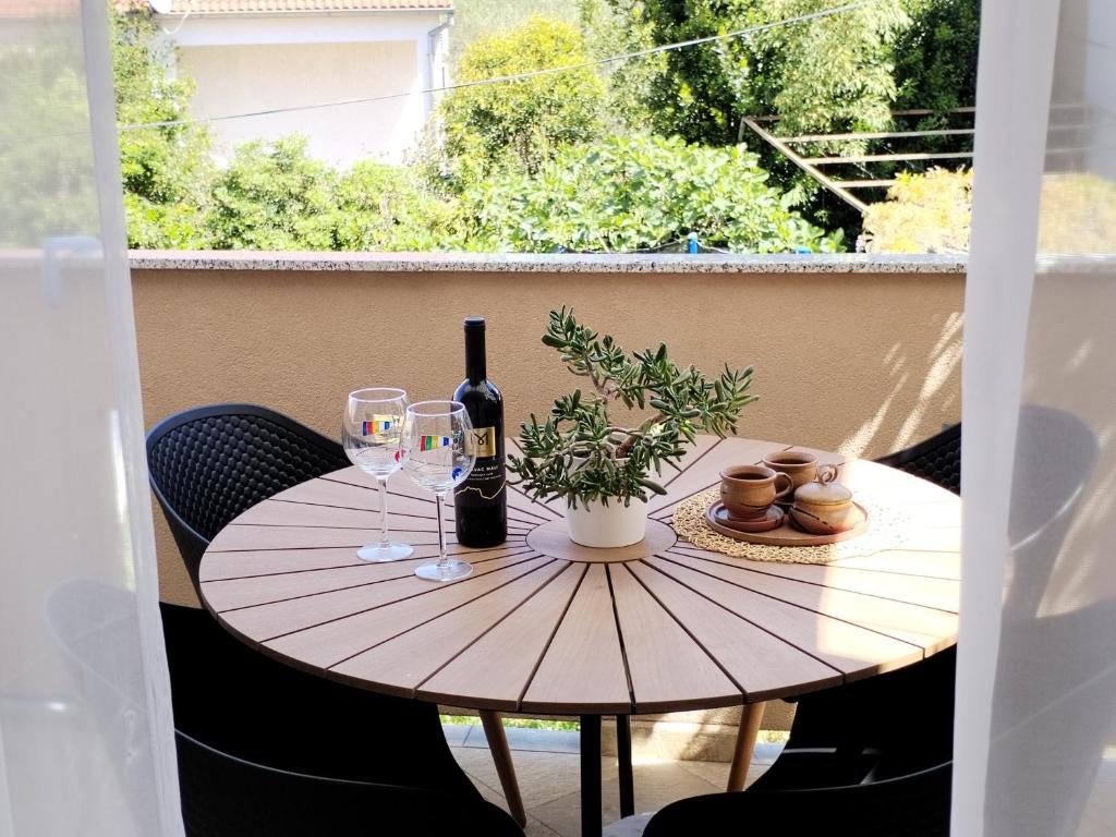 Balkón nebo terasa v ubytování Family apartment B&B