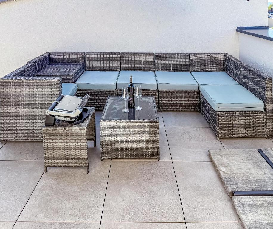 Posezení v ubytování Apartmán Pod Římským vrchem