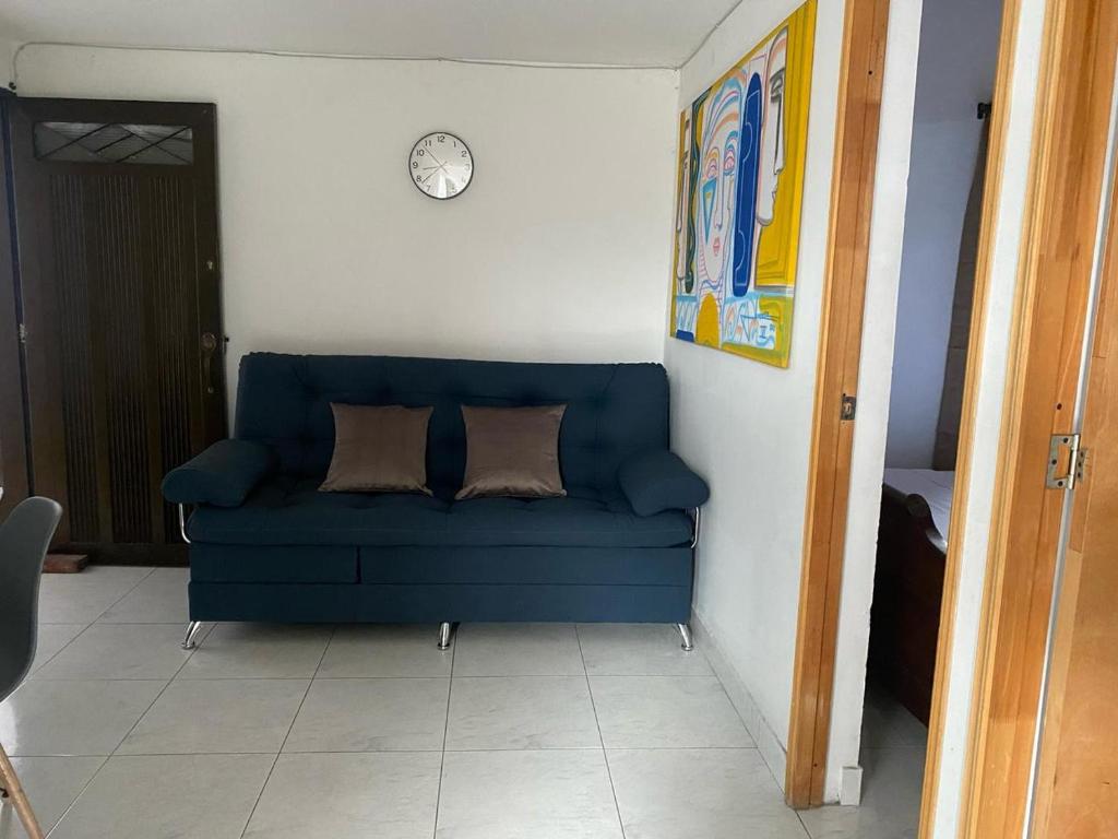 Χώρος καθιστικού στο Apartamento de 3 Habitaciones Maximo 8 Personas