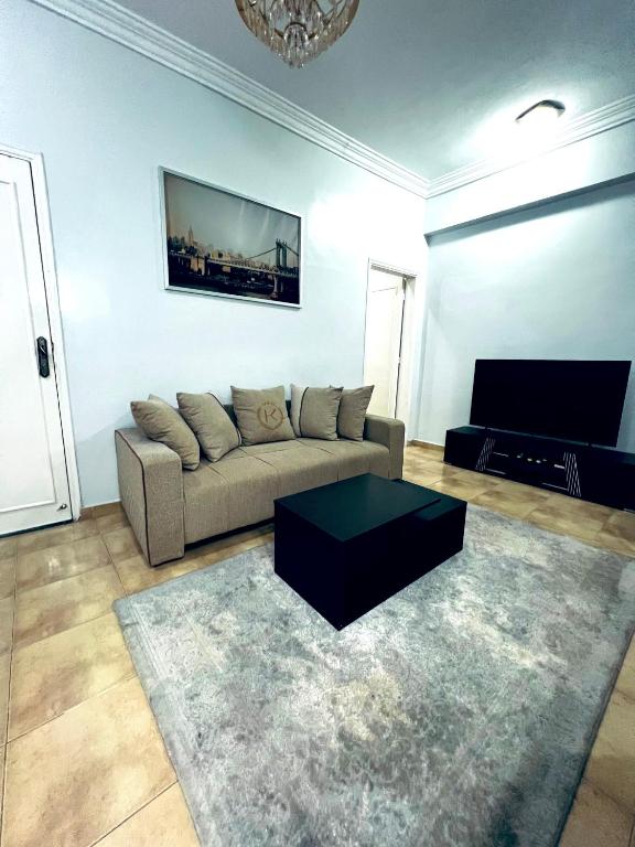 Posezení v ubytování Karnak Flats