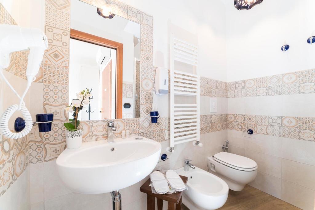Kúpeľňa v ubytovaní B&B Palazzo Pinto 2