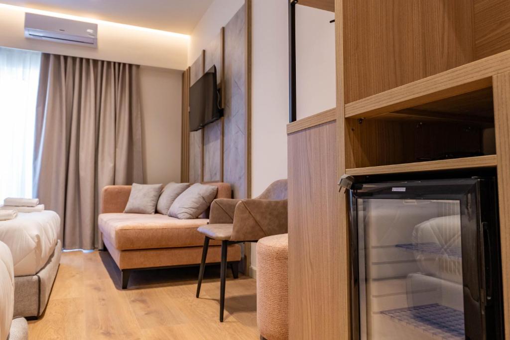 Posezení v ubytování Heksamil Hotel