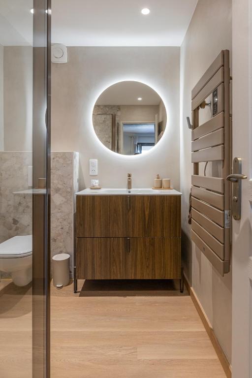 Koupelna v ubytování Résidence & Hôtel Aria Marina