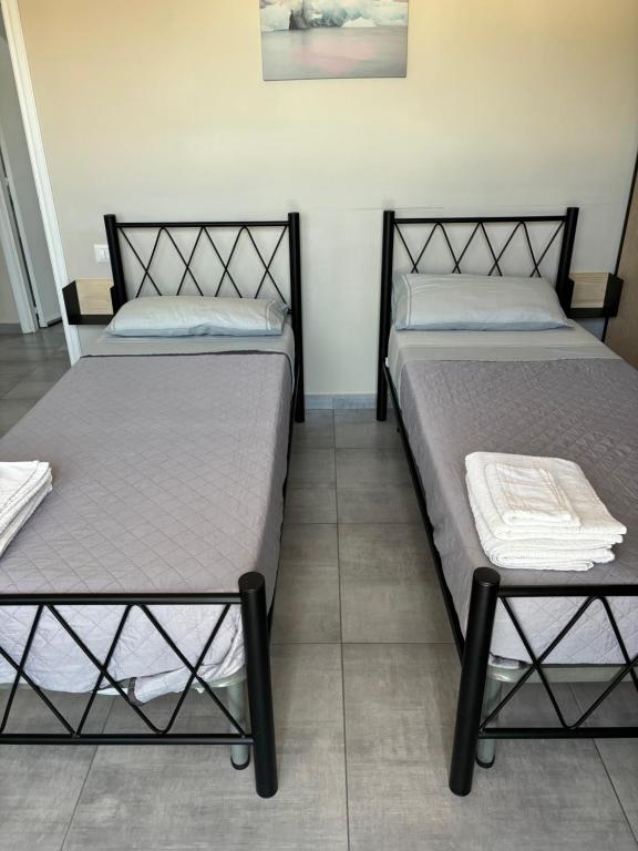 A bed or beds in a room at B&B Alle porte di Caserta