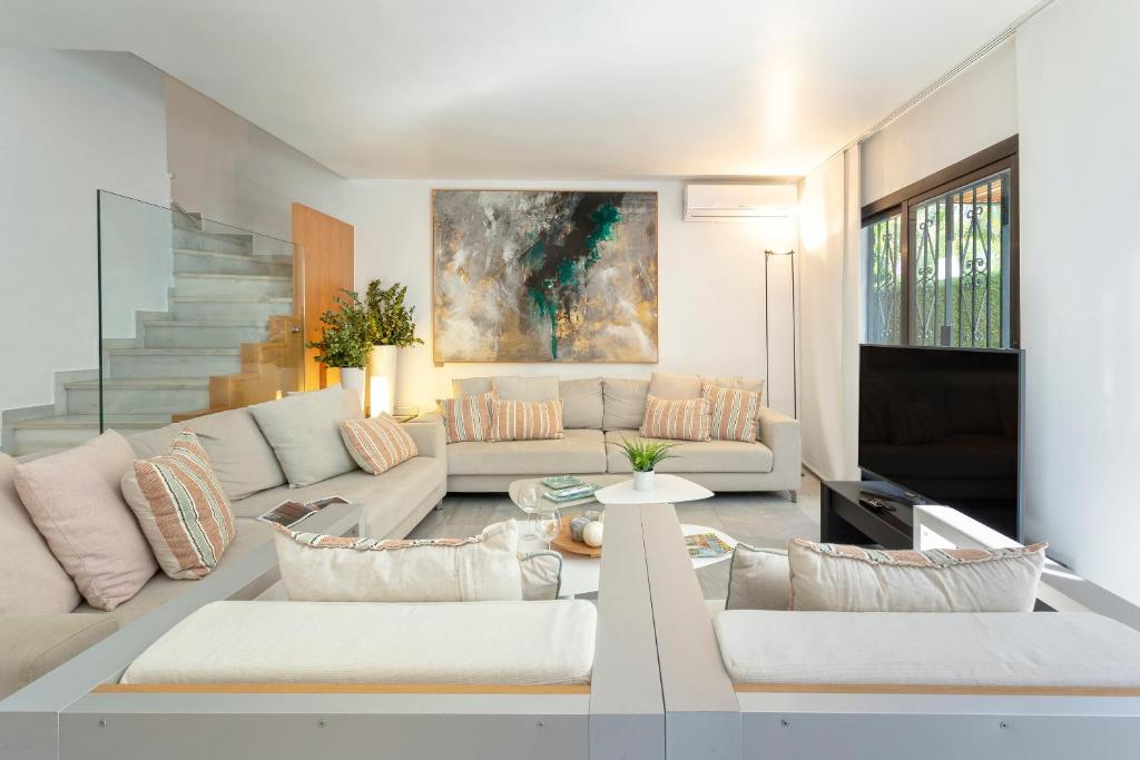 Posezení v ubytování Genteel Home Guadalvillas