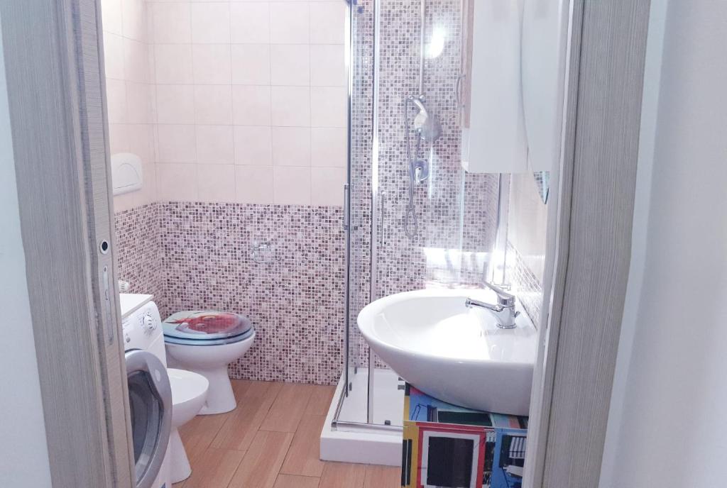 Koupelna v ubytování A Casa Di Alice