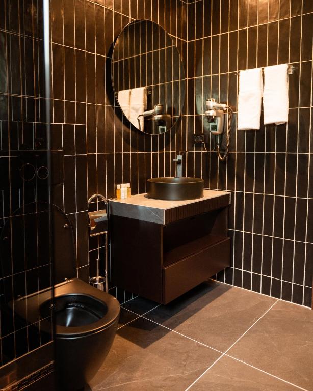 Koupelna v ubytování Resort Ujevara e Drinit
