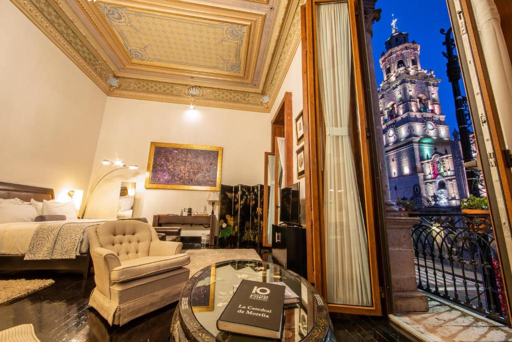 Postel nebo postele na pokoji v ubytování Cantera 10 Hotel Boutique
