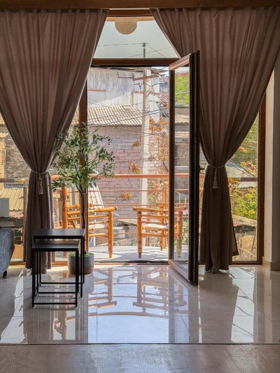 Posezení v ubytování Caribian Hotel Yerevan