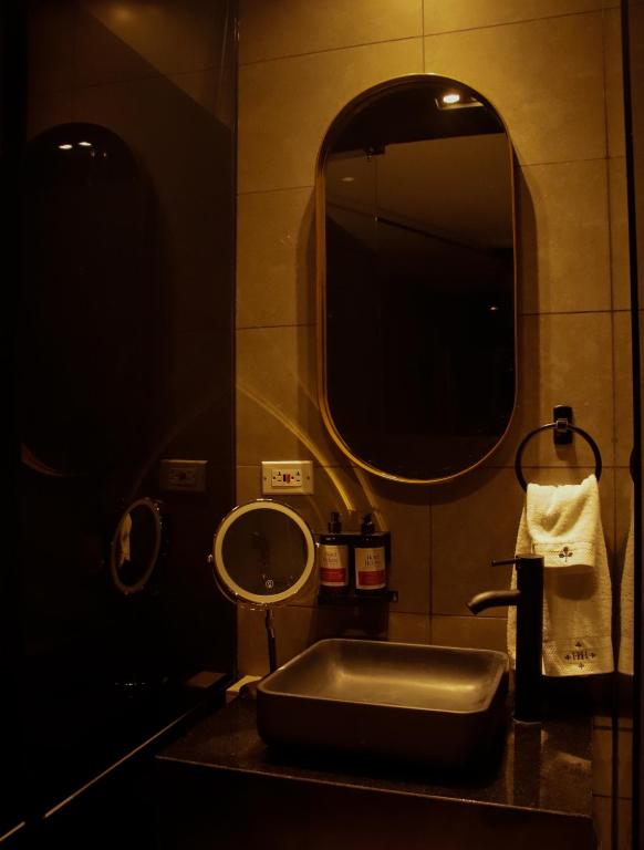 Un baño de Hotel Helene
