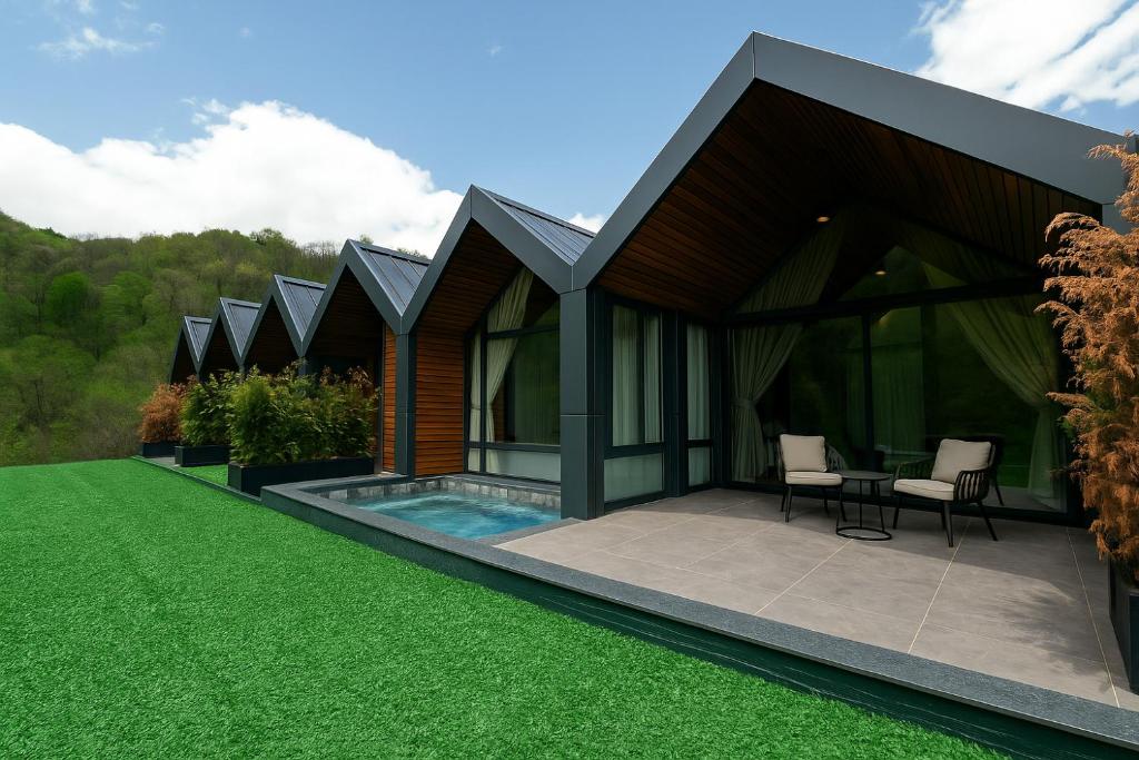 Zahrada ubytování Resort Ujevara e Drinit