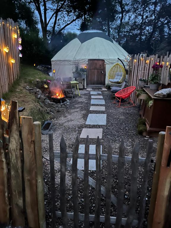 Zahrada ubytování Magical Quirky Romantic Yurt in Balquhidder