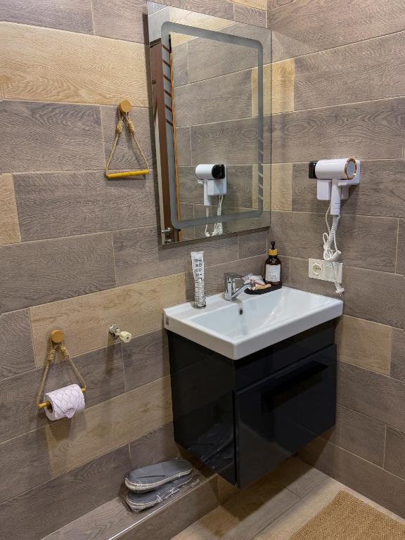 Koupelna v ubytování Caribian Hotel Yerevan