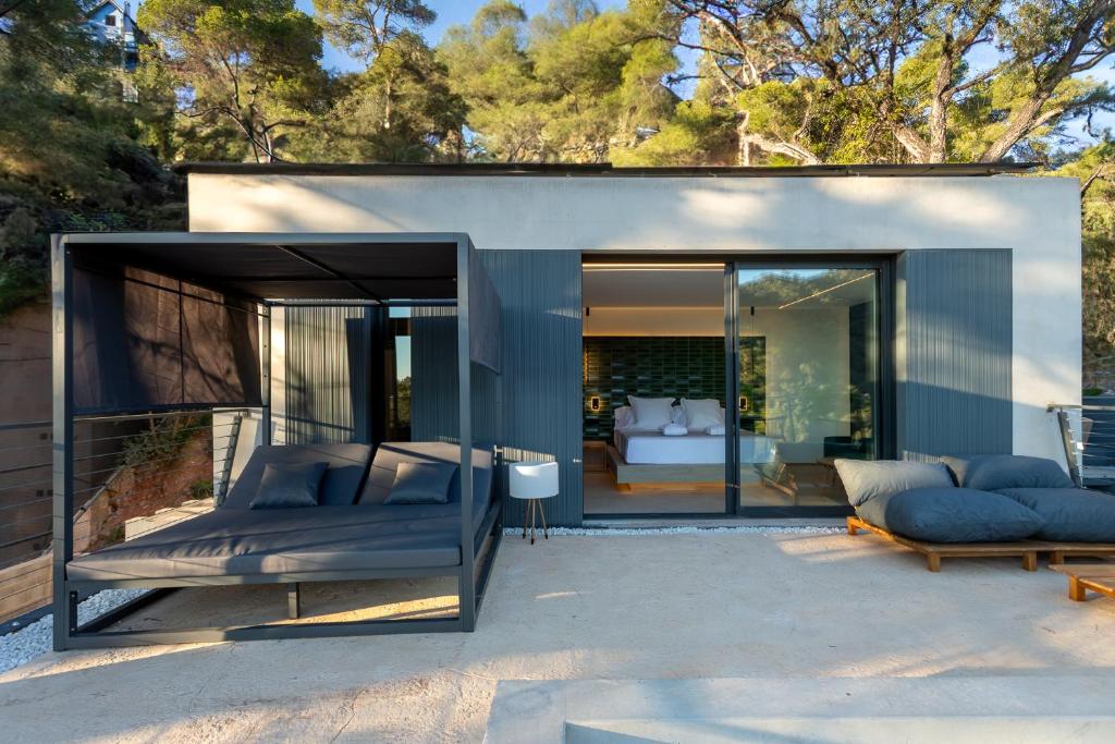 O zonă de relaxare la Resort Serra Nature - Luxury Villas Hotel Boutique