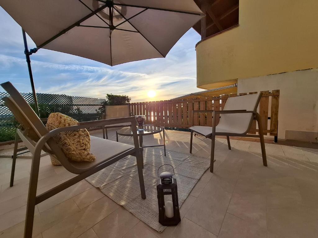 Balkón nebo terasa v ubytování La terrazza di Annina