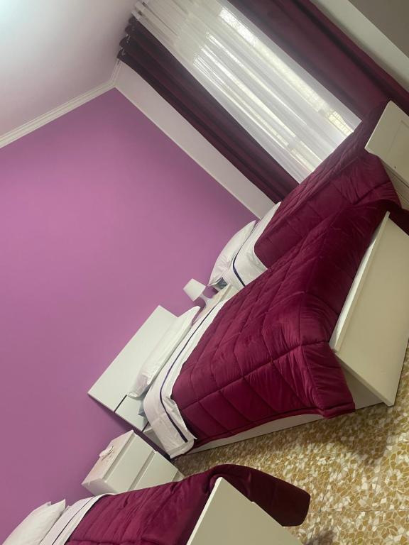 Posezení v ubytování Aeroporto room