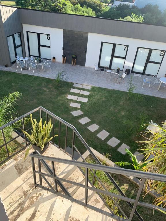 Budova, kde se aparthotel nachází