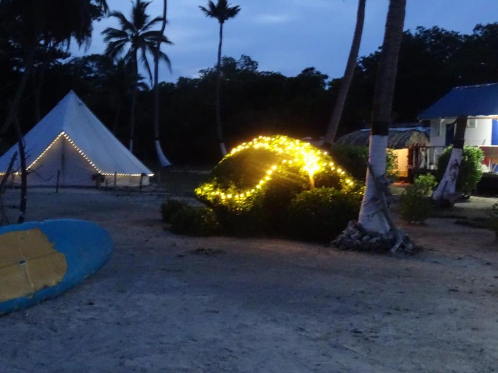 Zahrada ubytování Tintipán Glamping