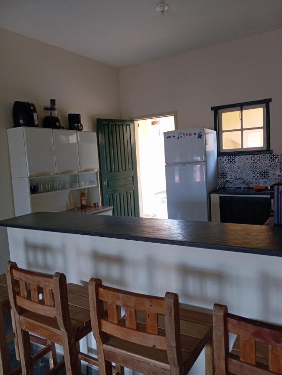 Dapur atau dapur kecil di Aconchego da Torre