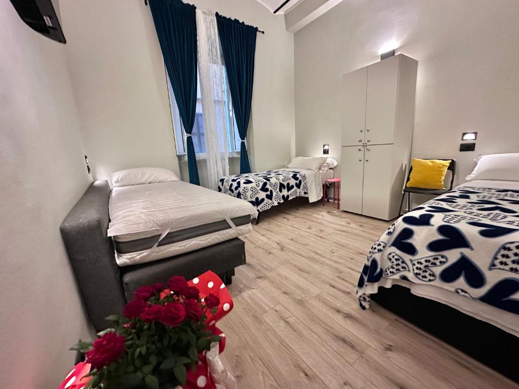 Postel nebo postele na pokoji v ubytování Român Holidays