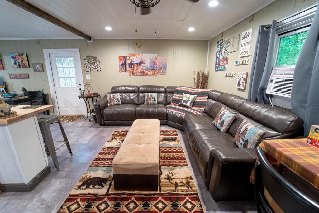 Posezení v ubytování Roscoe Cottage Pet Friendly