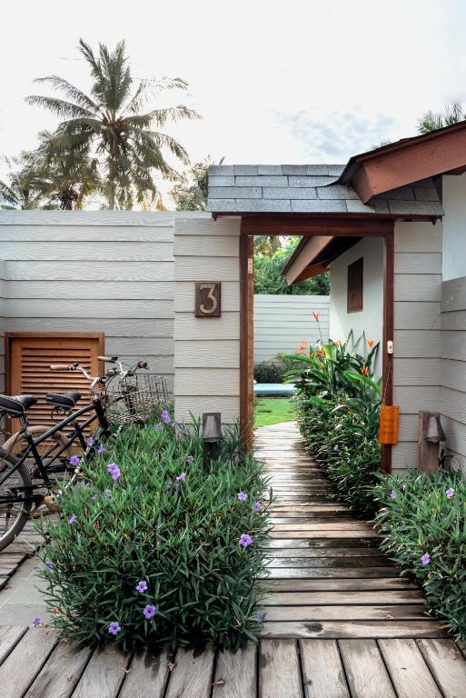 Zahrada ubytování Belukar Villas