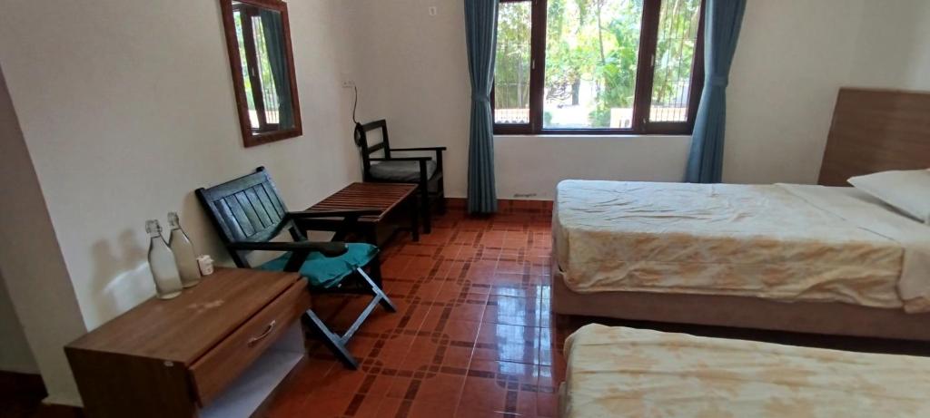 Letto o letti in una camera di Hotel Parkside & Swimming Pool-Between Greenery and Azure ,Your Perfect Retreat