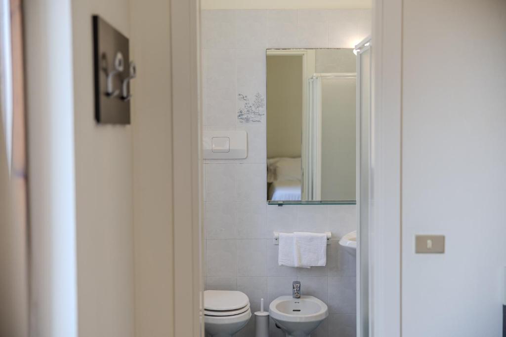 Koupelna v ubytování Hotel Alla Torre