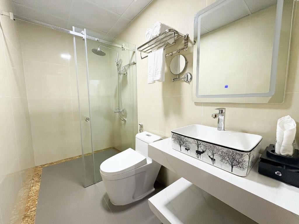 Koupelna v ubytování A25 Hotel - Hoàng Đạo Thúy 2