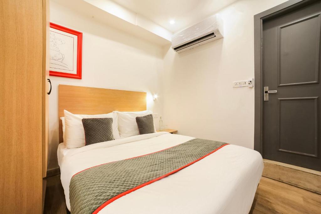Postel nebo postele na pokoji v ubytování Super Hotel O Nawada Metro