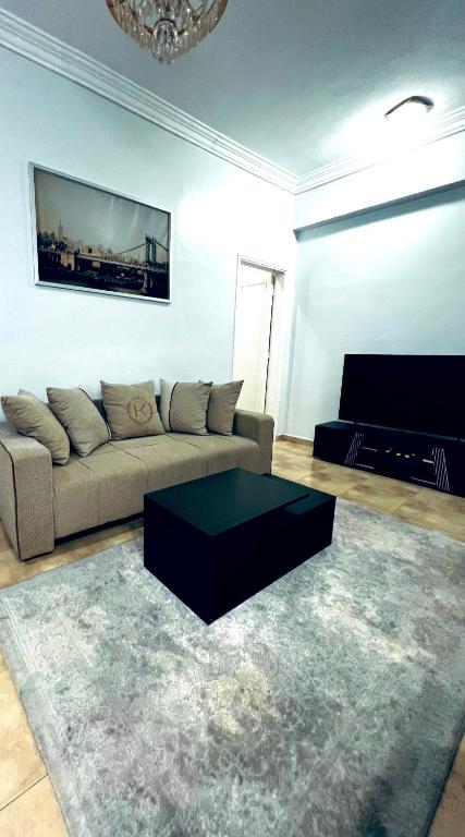 Posezení v ubytování Karnak Flats