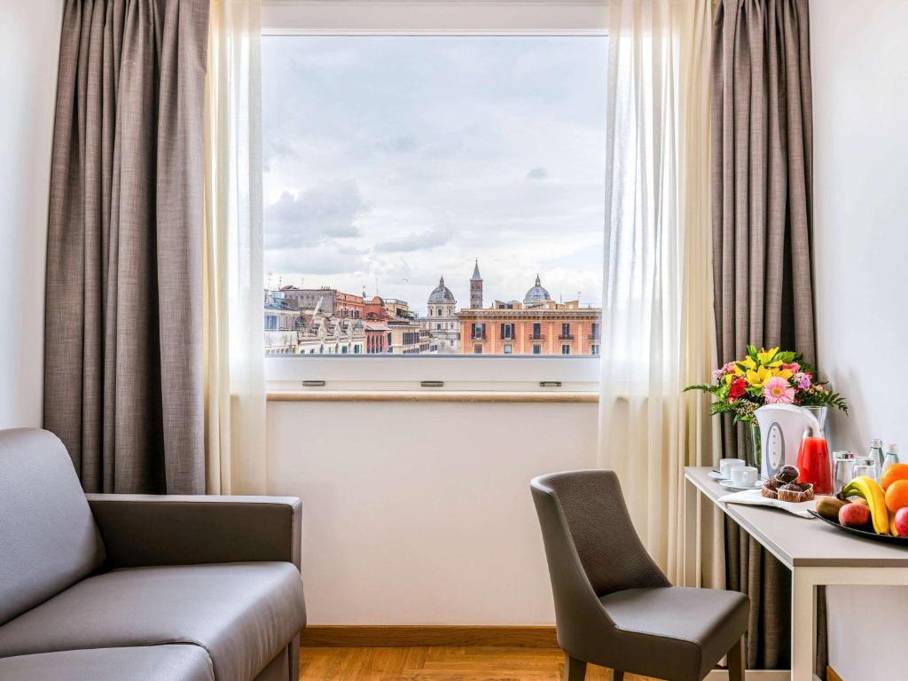 Posezení v ubytování Mercure Roma Centro Termini