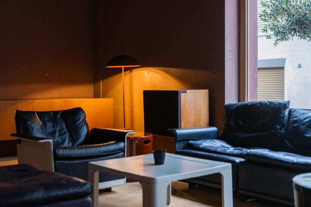 Posezení v ubytování Hôtel Borsari, A Member of Design Hotels