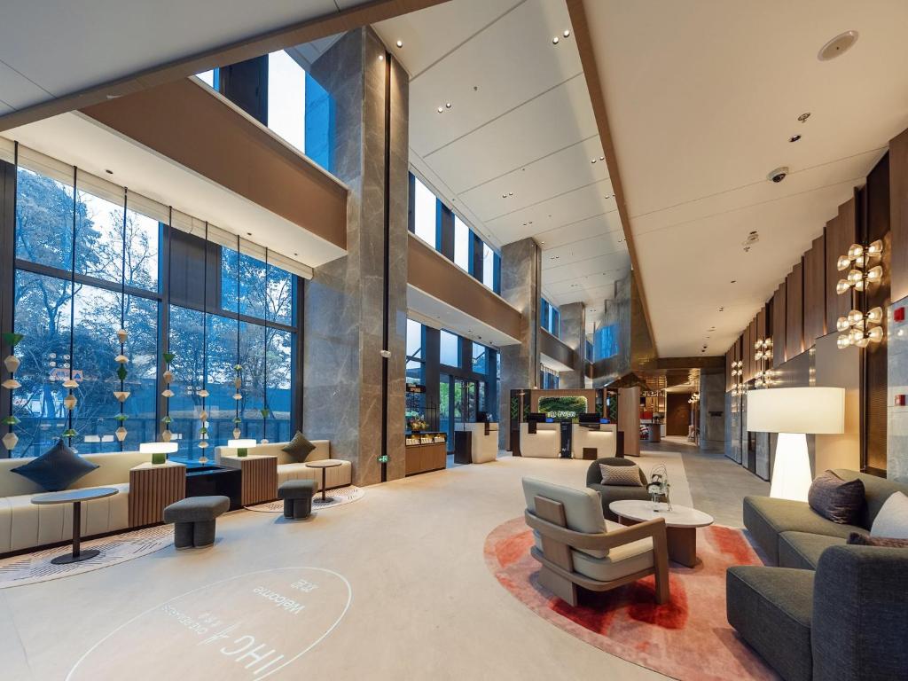 Posezení v ubytování EVEN Hotel Shanghai Jinqiao by IHG