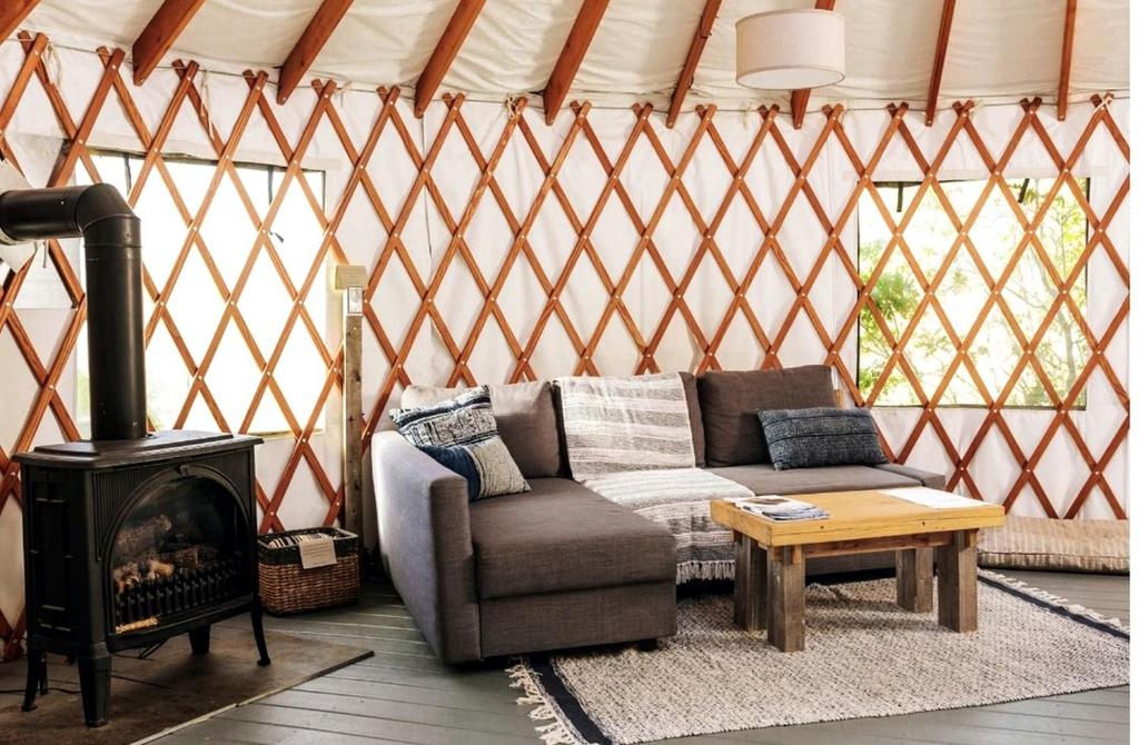 Istumisnurk majutusasutuses Spectacular Yurt with Amazing Indoor and Outdoor in Basalt, Colorado