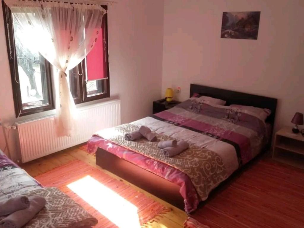 Postel nebo postele na pokoji v ubytování VILA BOJANA