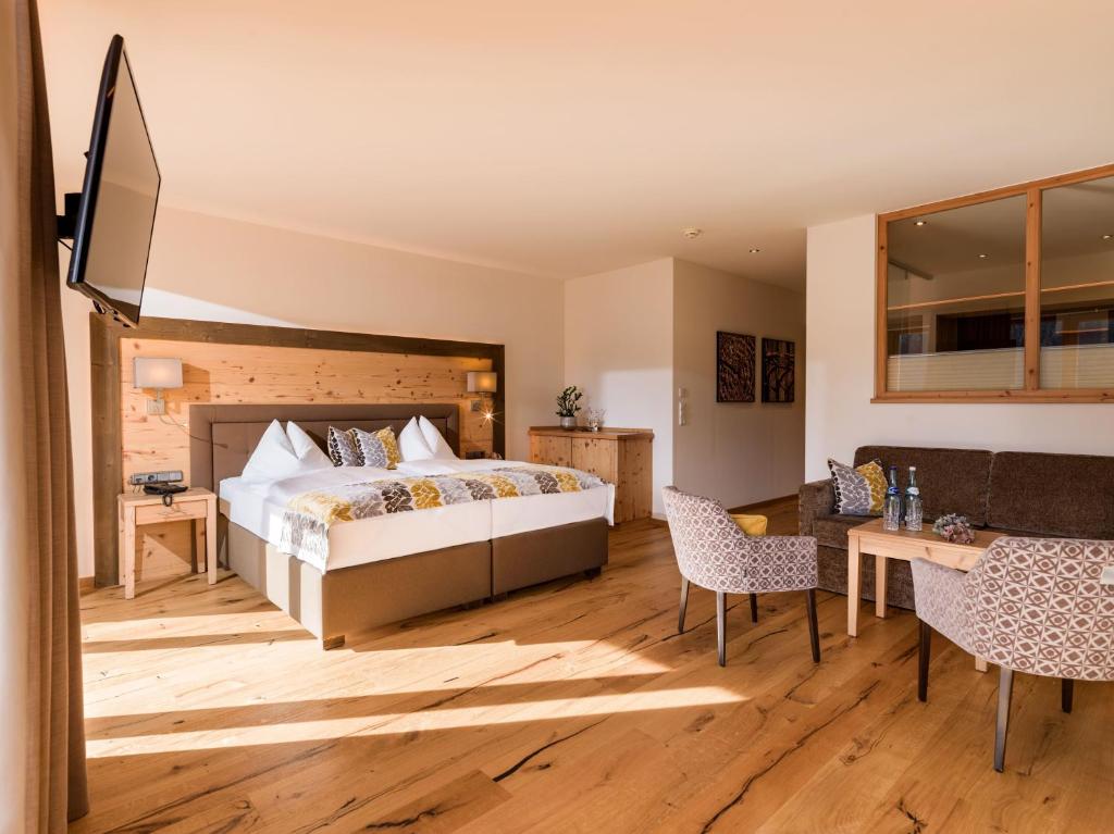 Postel nebo postele na pokoji v ubytování Hotel Zentral ****superior
