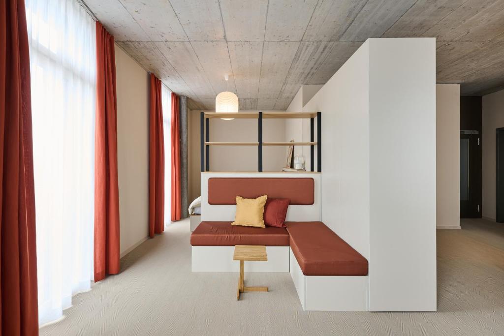 Χώρος καθιστικού στο Ariv Design Hotel Zug