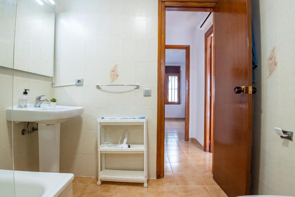 Koupelna v ubytování Casa Beatriz