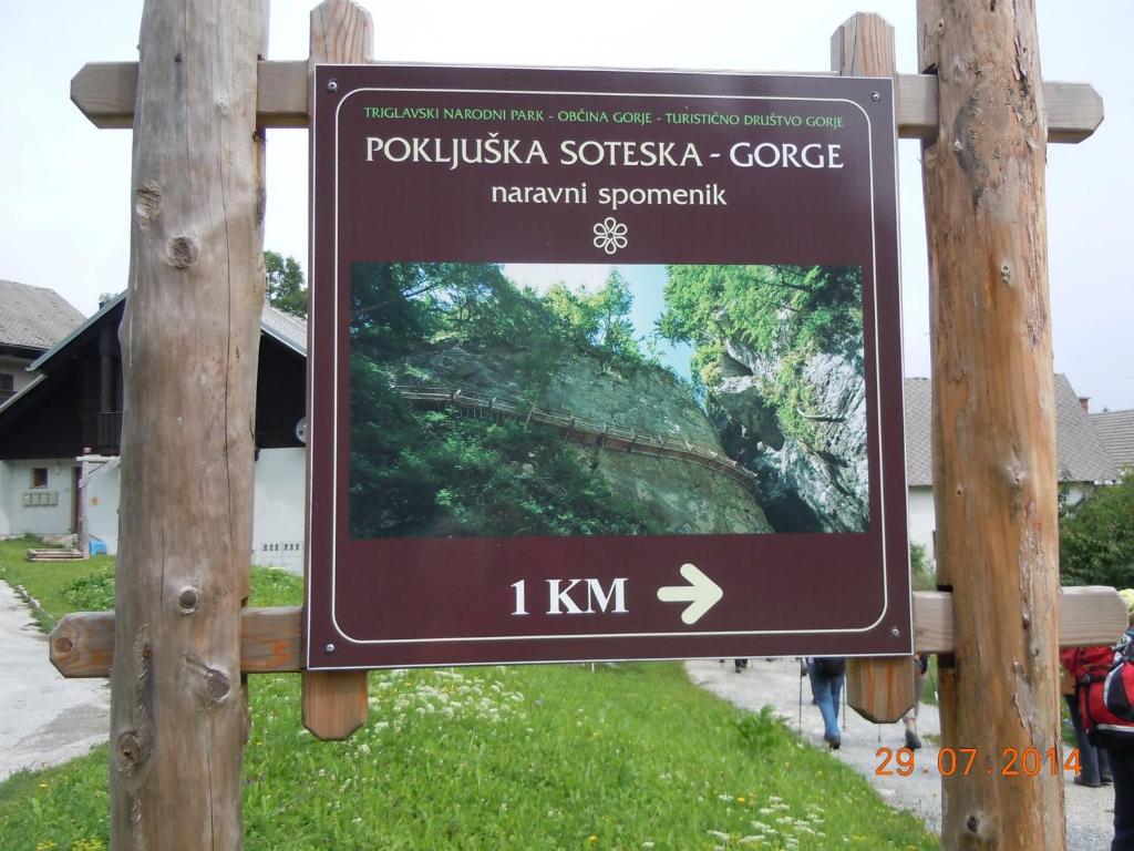 Certifikát, hodnocení, plakát nebo jiný dokument vystavený v ubytování Apartments Anž'k