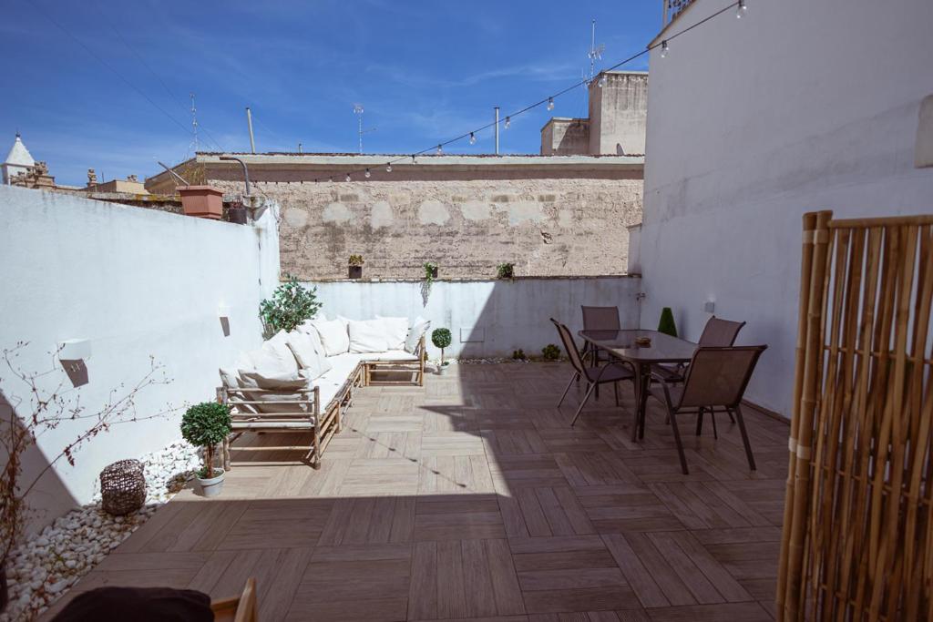 Balkón alebo terasa v ubytovaní Terrazza Vallisa