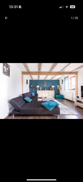 Posezení v ubytování Gîte Chez l'Oncle Paul