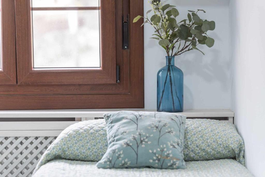 Postel nebo postele na pokoji v ubytování Apartamentos La Corrada de Andrín