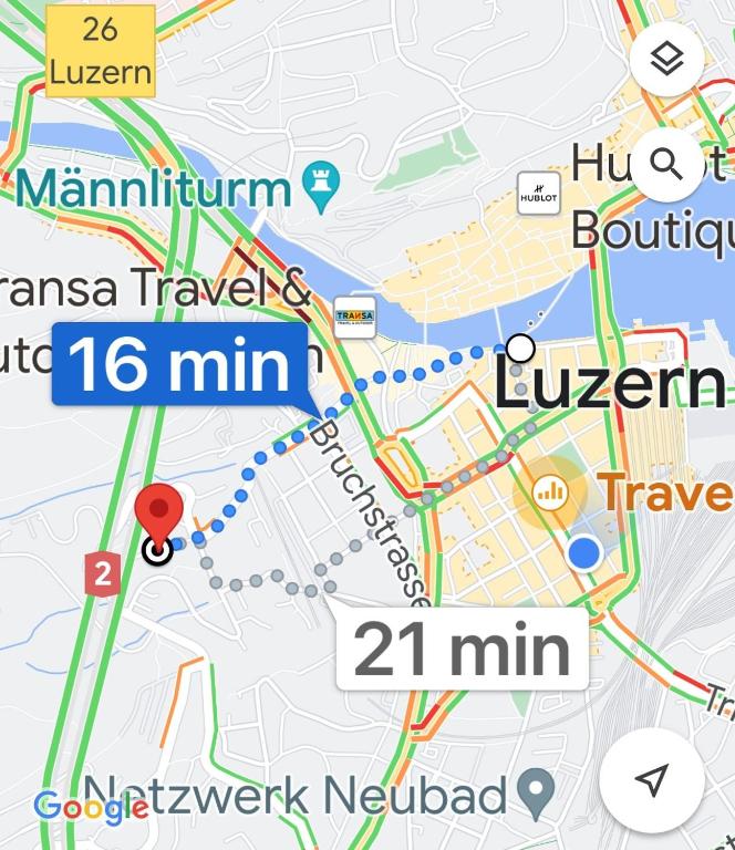 Charming apartment central in Lucerne - Resim 17