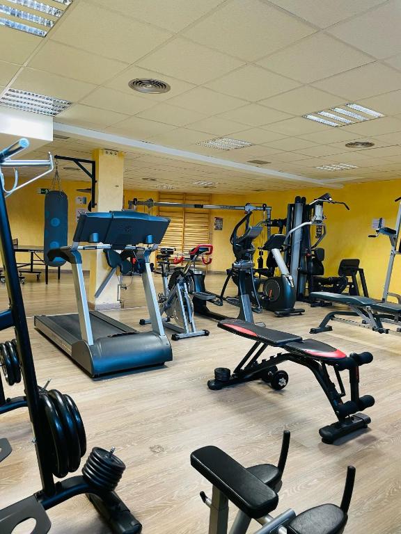 Fitness centrum a/nebo fitness zařízení v ubytování Hotel Don Carmelo