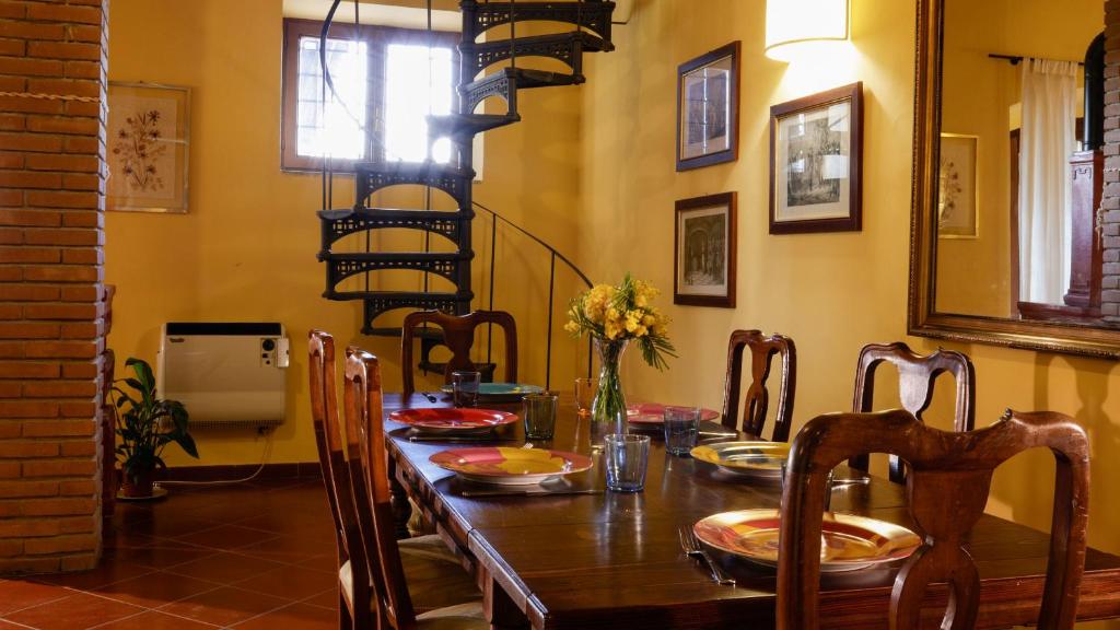 Posezení v ubytování Podere del Monte