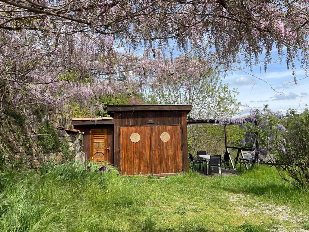 Zahrada ubytování Le Chalet du Parc